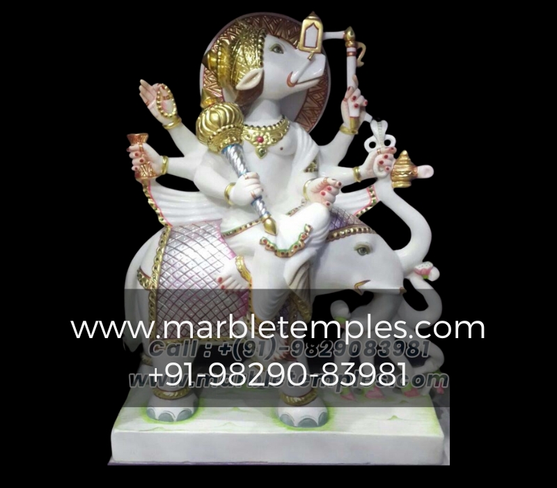 Marble Manibhadra Veer Moorti
